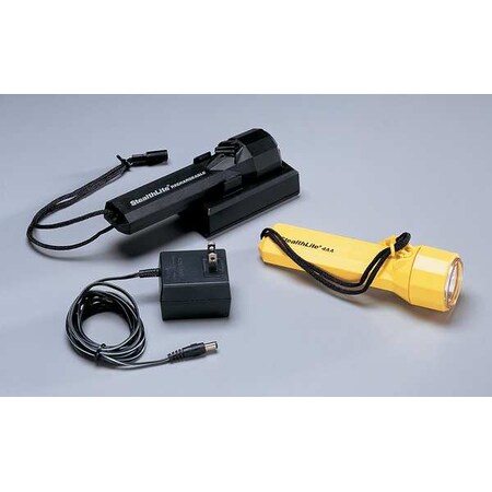 Pelican Yellow Rechargeable Xenon Industrial Handheld Flashlight, 35 lm 2450-010-245