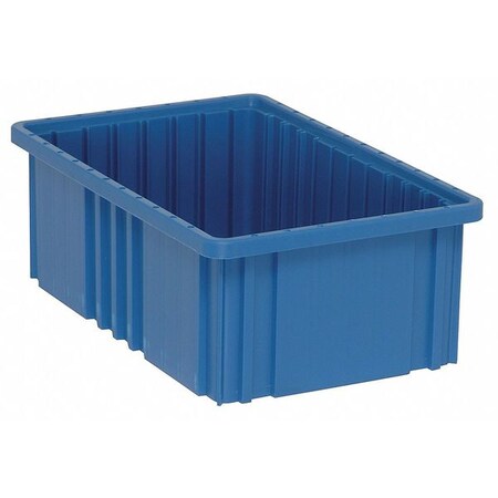 Quantum Storage Systems Divider Box, Blue, polypropylene, 0.43 cu. ft. Volume Capacity DG92060BL