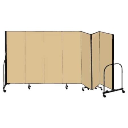 Screenflex Partition, 13 Ft 1 In W x 5 Ft H, Beige CFSL507-DO