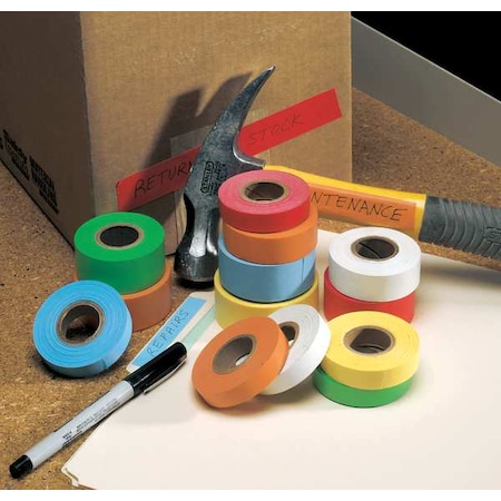 Roll Products Masking Tape, 3/4 in W x 14 yd L, 6 mil Thick, Blue, Rubber Adhesive 48859B
