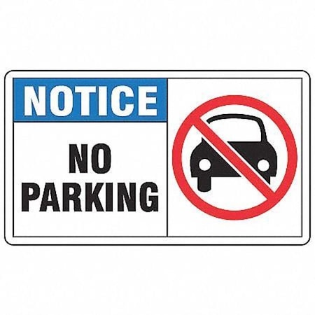 Accuform Notice Sign, 7"H, 10"W, Aluminum, MVHR827VA MVHR827VA