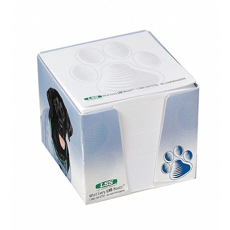 Quality Resource Group Sticky Note Cube, Lab Dog 9G781
