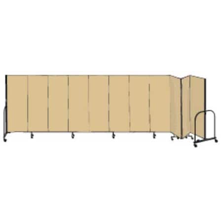 Screenflex Partition, 20 Ft 5 In W x 5 Ft H, Beige CFSL5011-DO
