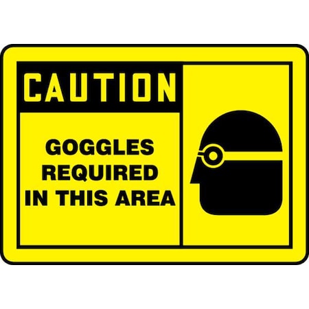 Accuform Safety Label, 3-1/2 In. H, 5 In. W, PK5, LPPE626VSP LPPE626VSP