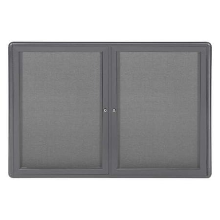 Ghent Enclosed Fabric Bulletin Board 34"x47" OVG2-F91