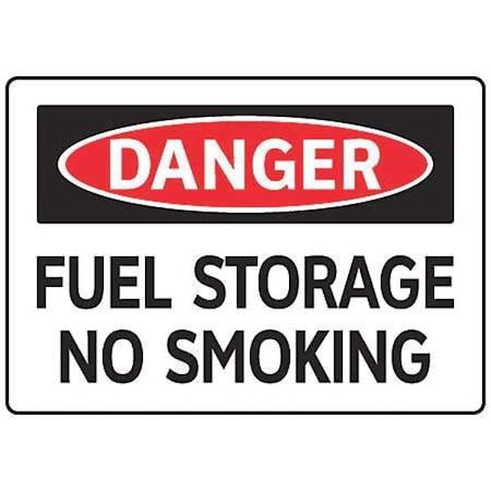 Electromark Reflective Sign, 7 in Height, 10 in Width, Aluminum, English S154FA