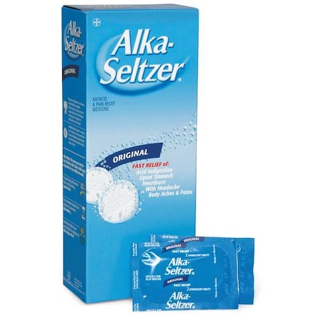 Alka-Seltzer Pain Reliever, Tablet, PK72 43224