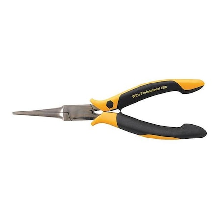 Wiha 1 Piece Bi-Material Grip Needle Nose Plier Ergonomic, 2-Component Handle 32746