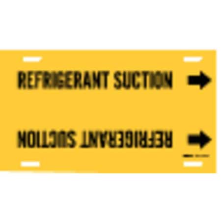 Brady Pipe Mrkr, Refrigerant Suction, 6to7-7/8In 4118-F