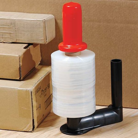 Zoro Select Stretch Wrap, 5" W x 1000 ft. L, 80 ga, Cast Style, Clear, Standard Duty 40TE23
