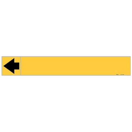 Brady Pipe Marker, Blank, 1 In.H, 20483 20483