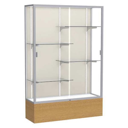 Ghent Display Case, Autumn Oak, 72X48X16", Length (In.): 48 2074PB-SN-AK