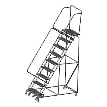 Ballymore 123 in H Steel Rolling Ladder, 9 Steps, 450 lb Load Capacity WA093214R