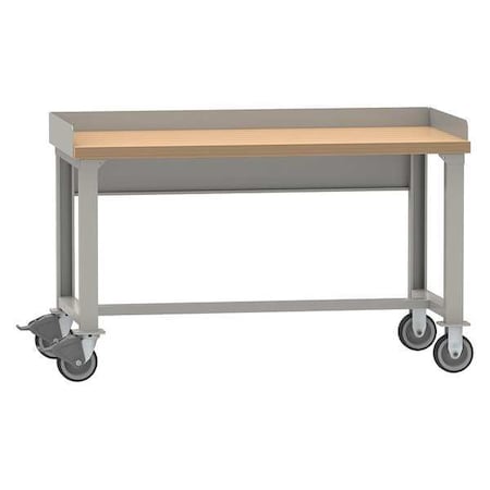 Lista Workbenches, Butcher Block, 60" W, 35-1/4" Height, 2500 lbs., Straight WB2001-BTS6030LG