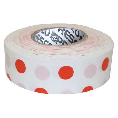 Zoro Select Flagging Tape, No Legend, Orange/White, 1 3/16 in Wide x 300 ft Length, Vinyl, 2 mil PDWO-200