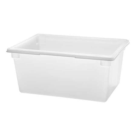 Rubbermaid Commercial Food Box Food/Tote Box, White, Polyethylene FG352800WHT