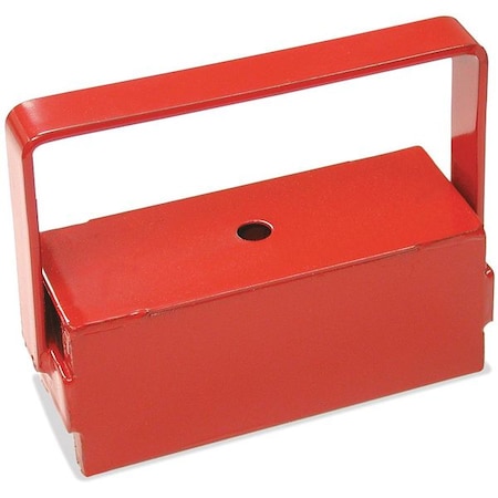 Zoro Select Handle Magnet, Steel, 225 lb, 5L x 2W x 5H 7211