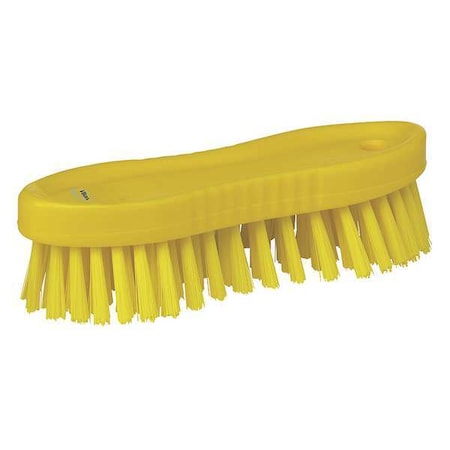 Remco 7"L Yellow Scrub Brush 35876