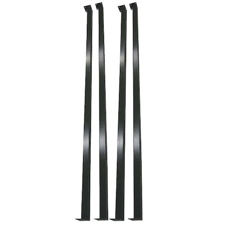 Zoro Select Industrial Stairway Legs, 42"H, For 49" Rise Stairways, Set of 4 IS49-36 4 LEGS