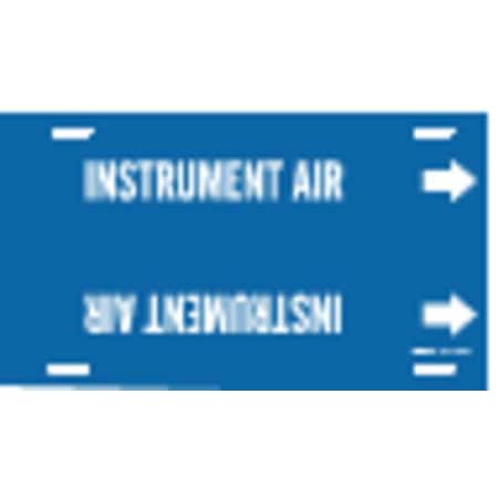 Brady Pipe Markr, Instrument Air, Bl, 6to7-7/8 In 4089-F