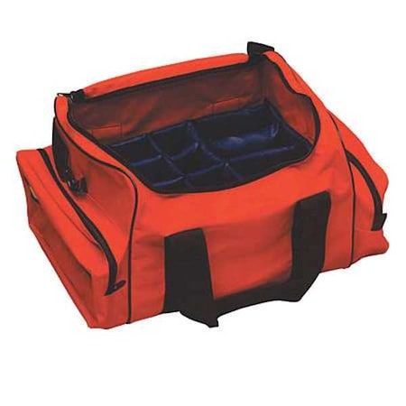 Emi Trauma Bag, Cordura Nylon, 20 in L, 12 1/2 in W, Orange 802 | Zoro
