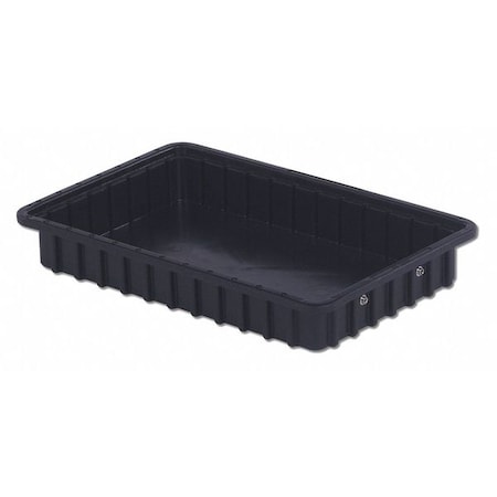 Lewisbins Polyethylene, Divider Box, Black, 16 1/2 in L, 2 1/2 in H DC2025-SXL   BUY 12S