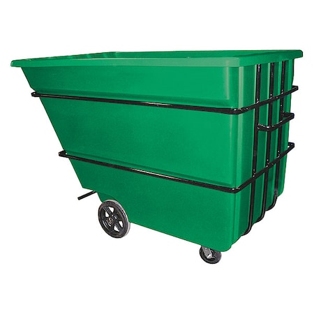Zoro Select Tilt Truck, Heavy-Duty, 2-1/4 cu. yd, Green 2.2 CU-HD GREEN