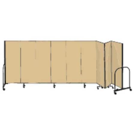 Screenflex Partition, 16 Ft 9 In W x 5 Ft H, Beige CFSL509-DO
