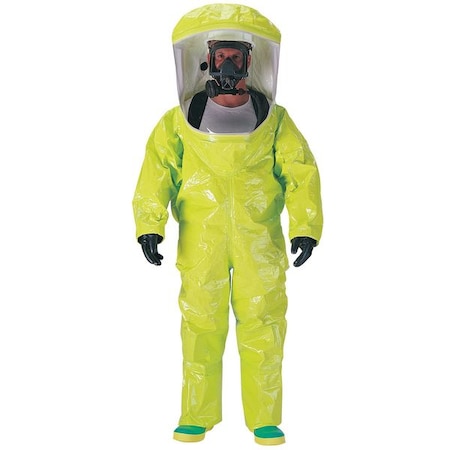 Dupont Encapsulated Suit, Level A, Front Entry, L TK554TLYLG00015C