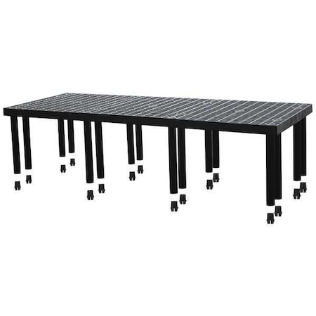 Structural Plastics Shelving Unit, Add-On, 36x96x24 In, 750 lb S9636A