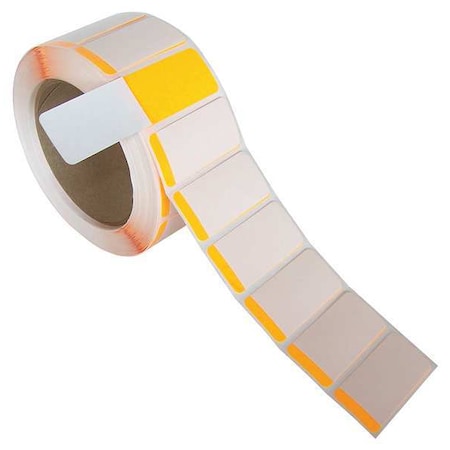 Badger Tag & Label Self-Laminating Label, 1x2 In., PK500, 6994OR 6994OR