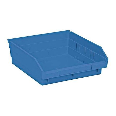 Quantum Storage Systems Blue Shelf Bin, 11-5/8"L x 11-1/8"W x 4"H QSB109BL