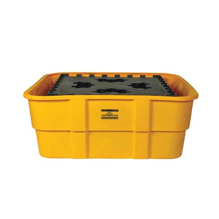 EAGLE 1-Gallon Capacity Yellow Polypropylene Drip Pan (Model 1670)