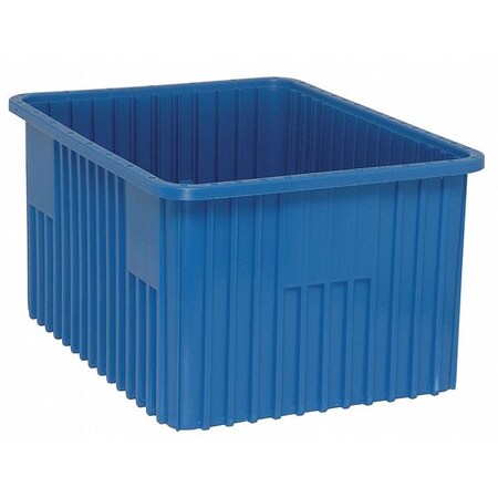 Quantum Storage Systems Divider Box, Blue, polypropylene, 2.14 cu ft Volume Capacity DG93120BL