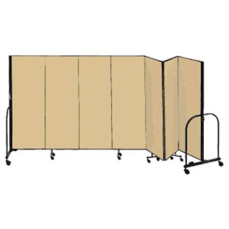 Screenflex Partition, 13 Ft 1 In W x 4 Ft H, Beige CFSL407-DO