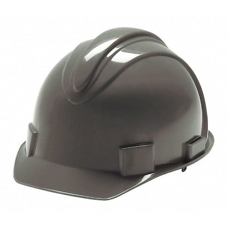 Jackson Safety Hard Hat, Charger*, Polyethylene, 4 Point Ratchet, Type 1, Class E, Gray 20397