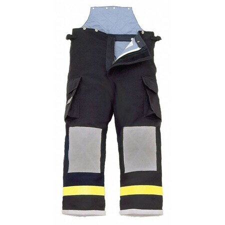 Fire-Dex Turnout Pants, Black, 3XL, Inseam 29 In. TCPJNOMSQTB293X