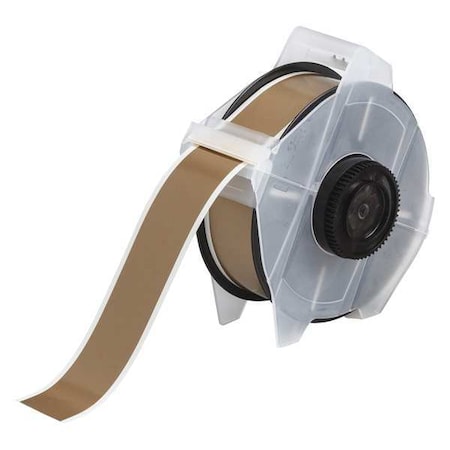 Brady Label Tape Cartridge, Gold, Labels/Roll: Continuous 113141
