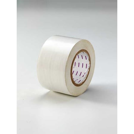 Zoro Select Floor Marking Tape, vinyl, Solid, White, 3 in W., 5 mil Thickness 9PWE3