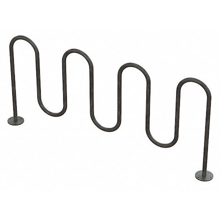Madrax Bike Rack Surface Mount, 9 Bikes WP158-9-SF-G