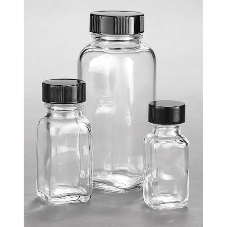Kimble Chase Square Bottle, 15mL, 62mm H, PK576 5611220B
