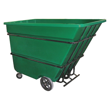 Zoro Select Tilt Truck, Heavy-Duty, 1-3/4 cu. yd. 1.7 CU-HD GREEN