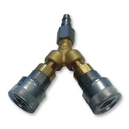 Allegro Industries 2-Worker Manifold, Schrader 9891-23 SCHRADER