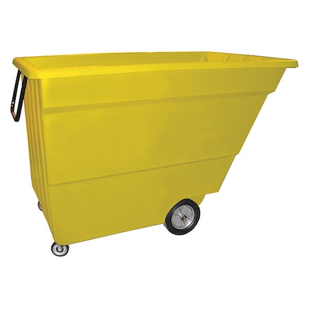 Zoro Select Tilt Truck, Light-Duty, 1-3/4 cu. yd., Ylw 1.7UT YELLOW