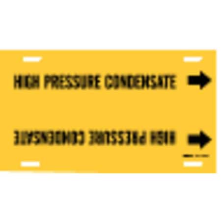 Brady Pipe Marker, High Pressure Condensate, Yel, 4076-G 4076-G