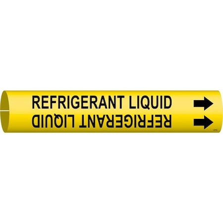 Brady Pipe Mkr, Refrigerant Liquid, 1-1/2to2-3/8 4117-B