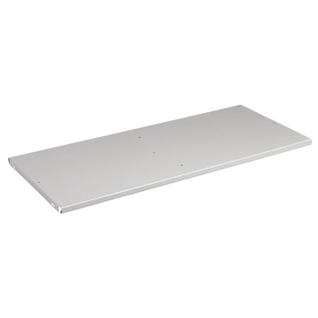 Tennsco Shelf, 36 In x 18 In x 3/4 In, Gray 301 LIGHT GRAY