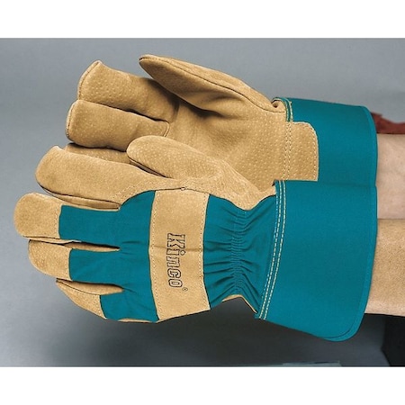 Kinco Gloves, Turquoise/Tan, 1 PR 1412W-M