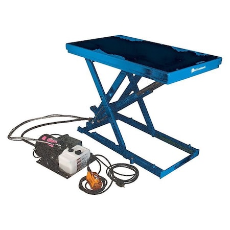 Bishamon Hydraulic Lift Table, 4400 lb. Cap, 33-1/2"W, 55-1/2"L LX200N