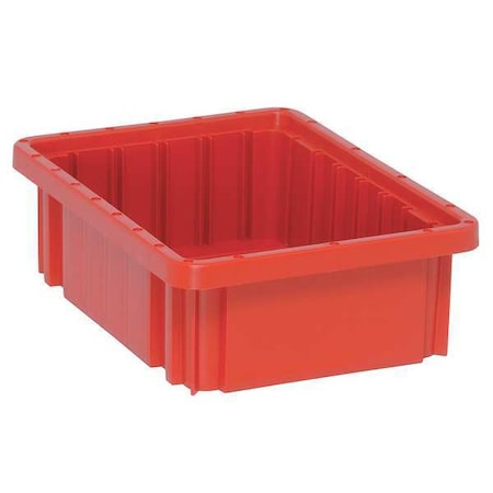 Quantum Storage Systems Polypropylene, Divider Box, Red, 10 7/8 in L, 3 1/2 in H DG91035RD